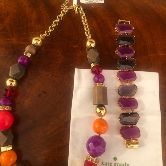 Kate spade necklace and bracelet